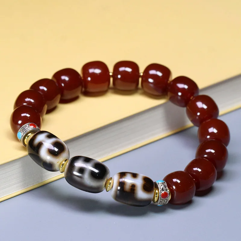 Агат, черный, белый, Водолей, Дзи, бусина, сахарный шарик, браслет-цепочка для мужчин и женщин, 11X14 мм, модный, универсальный
Агат, черный, белый, Водолей, Дзи, бусина, сахарный шарик, браслет-цепочка для мужчин и женщин, 11X14 мм, модный, универсальный