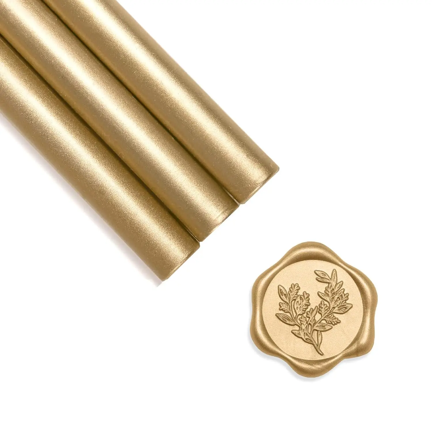 Prosecco Metallic Light Gold Wax Sticks for Sealing Wax Stamp - 8 Pack, Elegant Wedding Invitation Envelope Decor
Prosecco Metallic Light Gold Wax Sticks for Sealing Wax Stamp - 8 Pack, Elegant Wedding Invitation Envelope Decor
