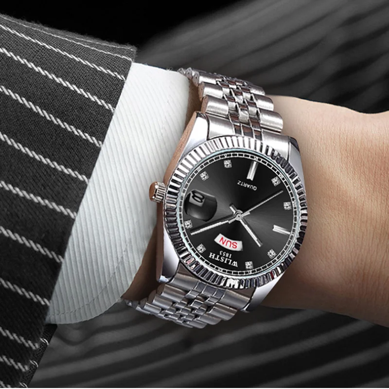 Luxury Watch For Man Waterproof Luminous Date Week Stainless Steel Men Watch Casual Quartz Men's Watches Male Clock+box
Luxury Watch For Man Waterproof Luminous Date Week Stainless Steel Men Watch Casual Quartz Men's Watches Male Clock+box