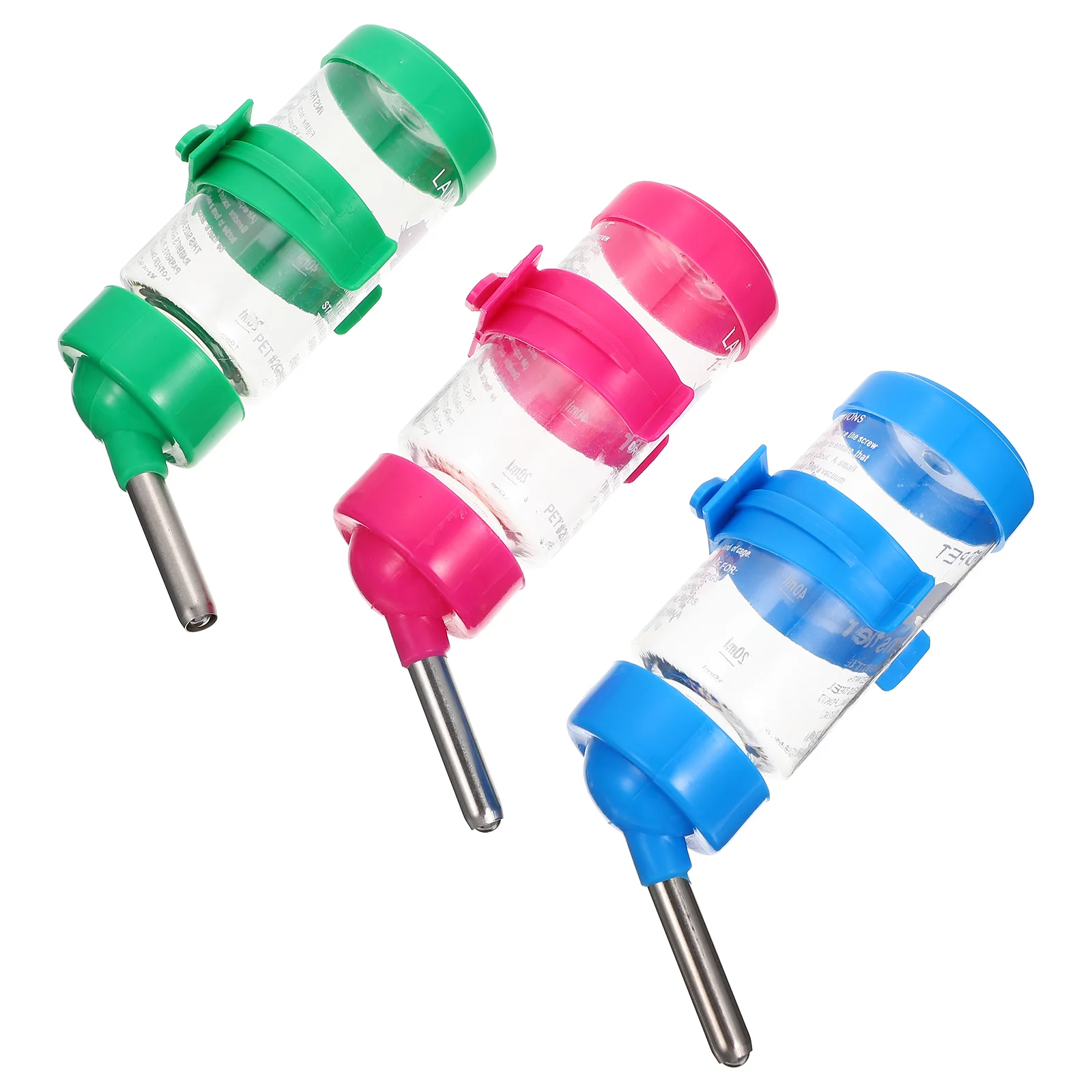 3 Pcs 125ml Automatic Pet Waterer Transparent Hamster Bottle Green Leak Proof Cage Friendly Small Animal Feeder
3 Pcs 125ml Automatic Pet Waterer Transparent Hamster Bottle Green Leak Proof Cage Friendly Small Animal Feeder