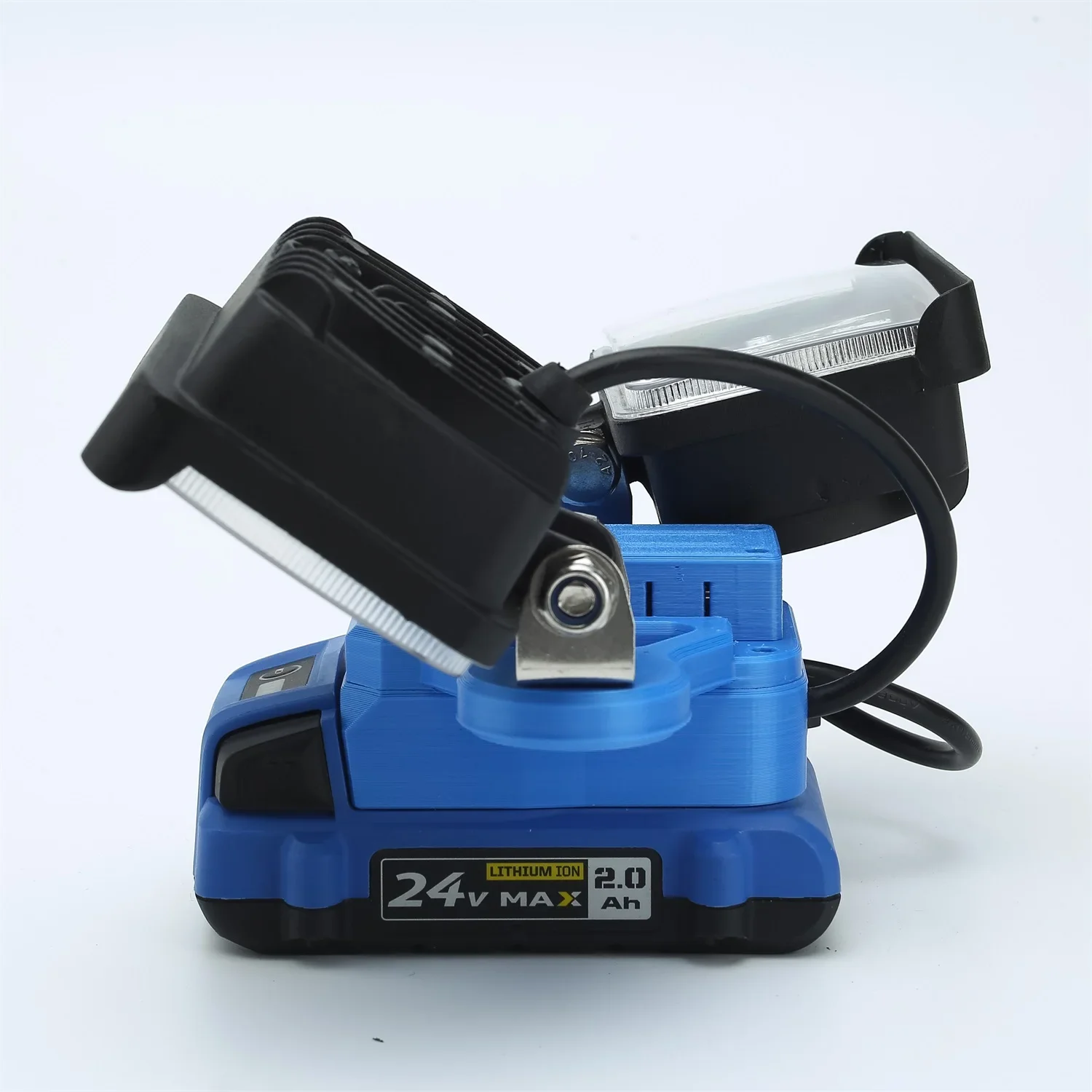 LED Work Light For Kobalt 24V Li-ion Battery 5600LM 2head Familiale Cordless Portable Camping Outdoor Travel Light(NO Battery)
LED Work Light For Kobalt 24V Li-ion Battery 5600LM 2head Familiale Cordless Portable Camping Outdoor Travel Light(NO Battery)