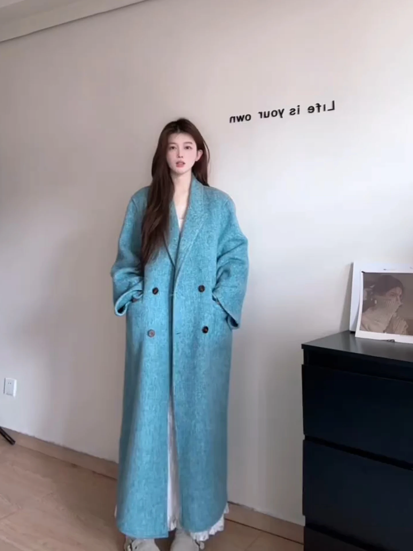 Keni plus Size Korean Style Long Woolen Coat Women's Autumn Winter Fashionable Versatile Outerwear for Plump MM
Keni plus Size Korean Style Long Woolen Coat Women's Autumn Winter Fashionable Versatile Outerwear for Plump MM