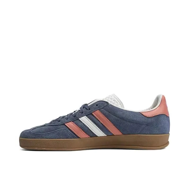Adidas GAZELLE INDOOR Men and Women Comfortable Anti Slip Wear Resistant Balanced Low Cut Board Shoes Yellow Rice Purple
Adidas GAZELLE INDOOR Men and Women Comfortable Anti Slip Wear Resistant Balanced Low Cut Board Shoes Yellow Rice Purple