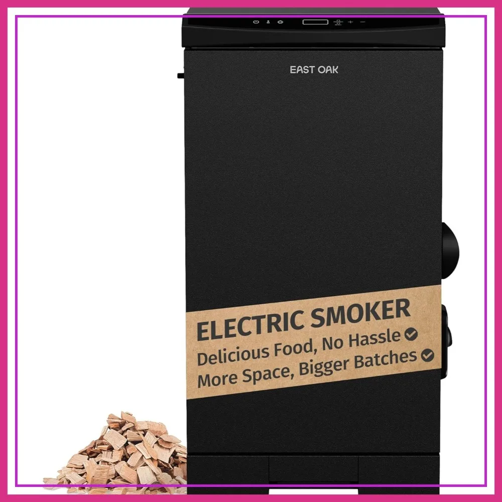 30" Electric Smoker for Outdoors | 6× Longer Smokes | Side Chip Loader | 725 sq in Cooking Area
30" Electric Smoker for Outdoors | 6× Longer Smokes | Side Chip Loader | 725 sq in Cooking Area