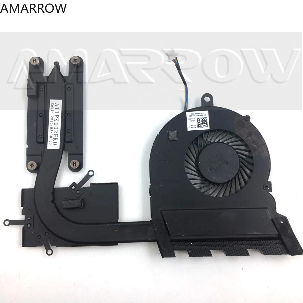 New Original laptop heatsink cooling fan cpu cooler For DELL Inspiron 17 5564 5565 5567 5767 CPU heatsink 0MG81V AT1PJ002FR0
New Original laptop heatsink cooling fan cpu cooler For DELL Inspiron 17 5564 5565 5567 5767 CPU heatsink 0MG81V AT1PJ002FR0