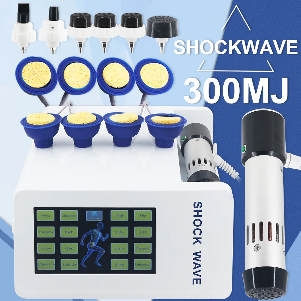 Shockwave Therapy Machine EMS For ED Treatment Arm Pain Relief Massage 300MJ Body Relaxation Shock Wave Massager Newest Handle
Shockwave Therapy Machine EMS For ED Treatment Arm Pain Relief Massage 300MJ Body Relaxation Shock Wave Massager Newest Handle