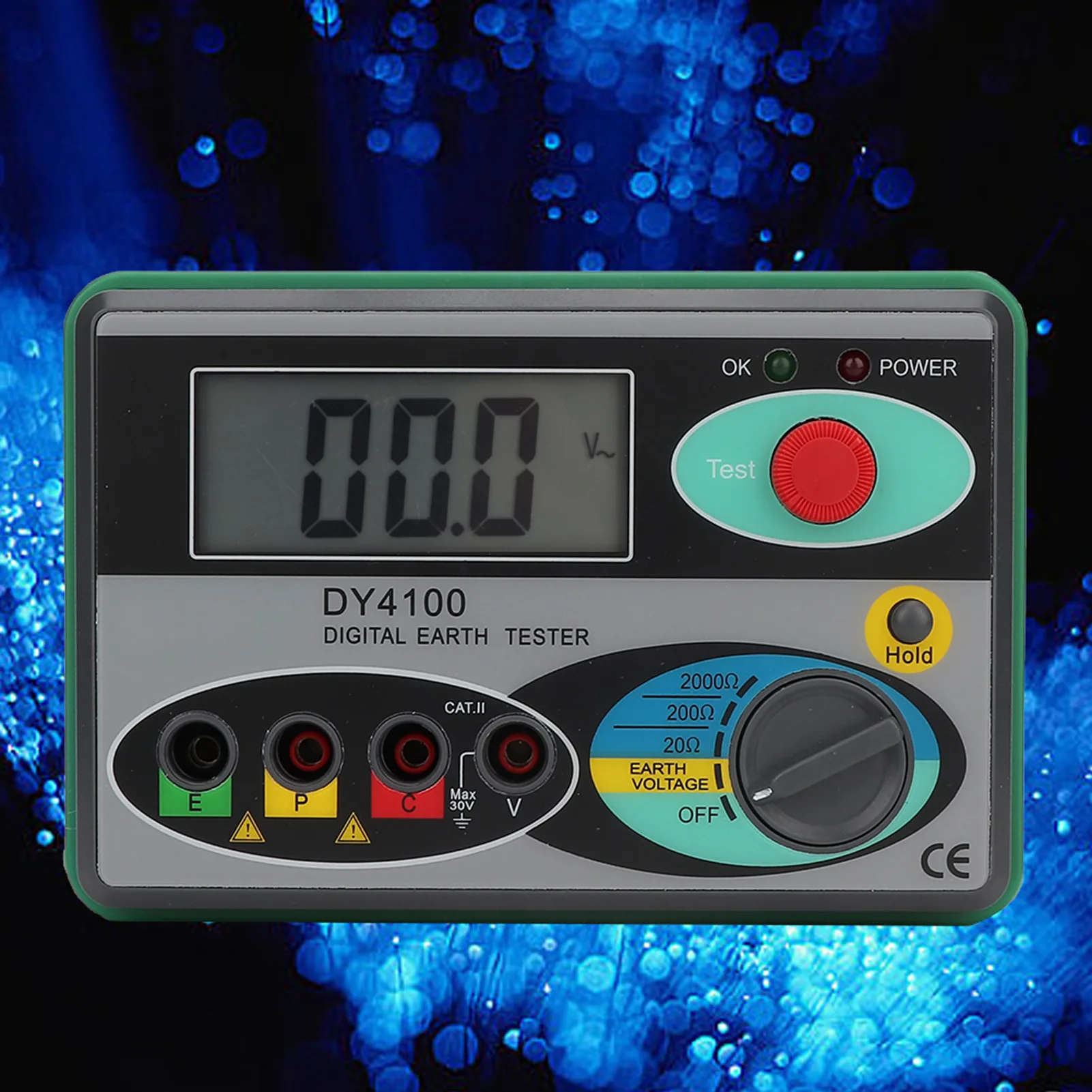 LCD Resistance Tester DY4100 Digital LCD Screen Display Earth Ground Resistance Tester Measuring Meter Digital Resistance Tester
LCD Resistance Tester DY4100 Digital LCD Screen Display Earth Ground Resistance Tester Measuring Meter Digital Resistance Tester
