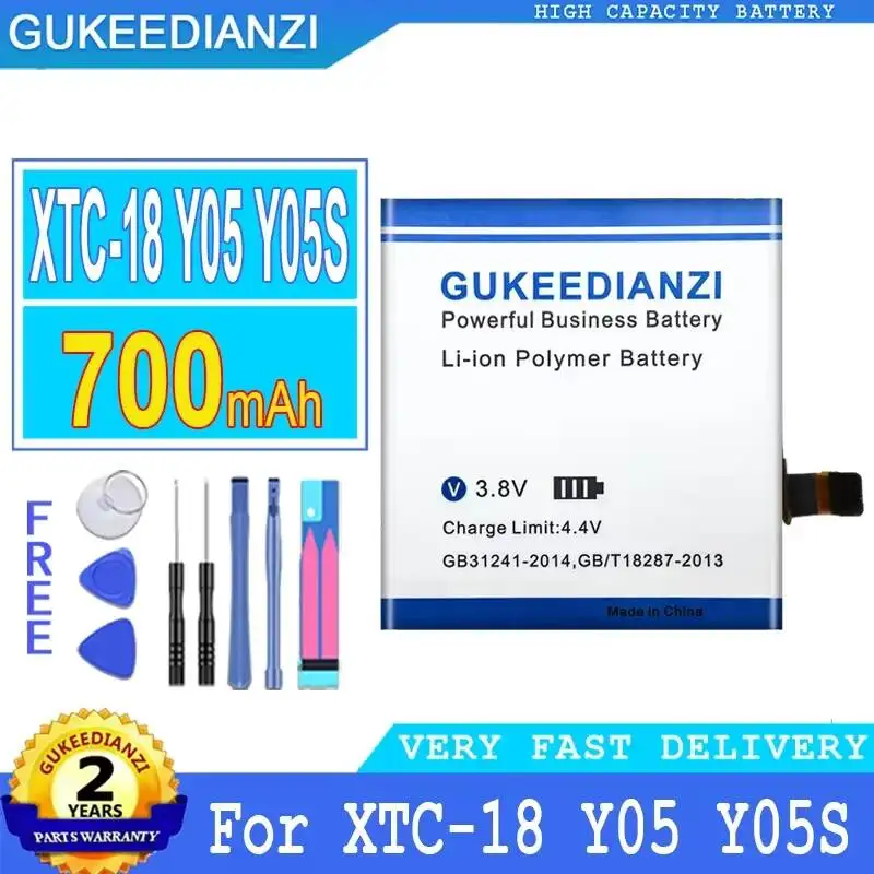 700mAh Phone Watch Battery High Compatibility For Imoo Okii Xtc-18 Xtc-Y05 Xtc-Y05S Watch Y05 Y05S Environmentally Friendly
700mAh Phone Watch Battery High Compatibility For Imoo Okii Xtc-18 Xtc-Y05 Xtc-Y05S Watch Y05 Y05S Environmentally Friendly