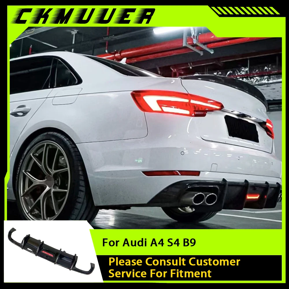 Dry Carbon Fiber Rear Bumper Lip Diffuser Spoiler ABS Body Kits FRP Rear Diffuser Protector For Audi A4 S4 B9 2017-2019 Standard
Dry Carbon Fiber Rear Bumper Lip Diffuser Spoiler ABS Body Kits FRP Rear Diffuser Protector For Audi A4 S4 B9 2017-2019 Standard