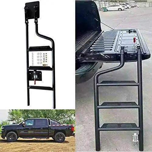 Steel Pickup Foldable Tailgate Step Ladder Fits for Jeep Gladiator JT 2019-2023
Steel Pickup Foldable Tailgate Step Ladder Fits for Jeep Gladiator JT 2019-2023
