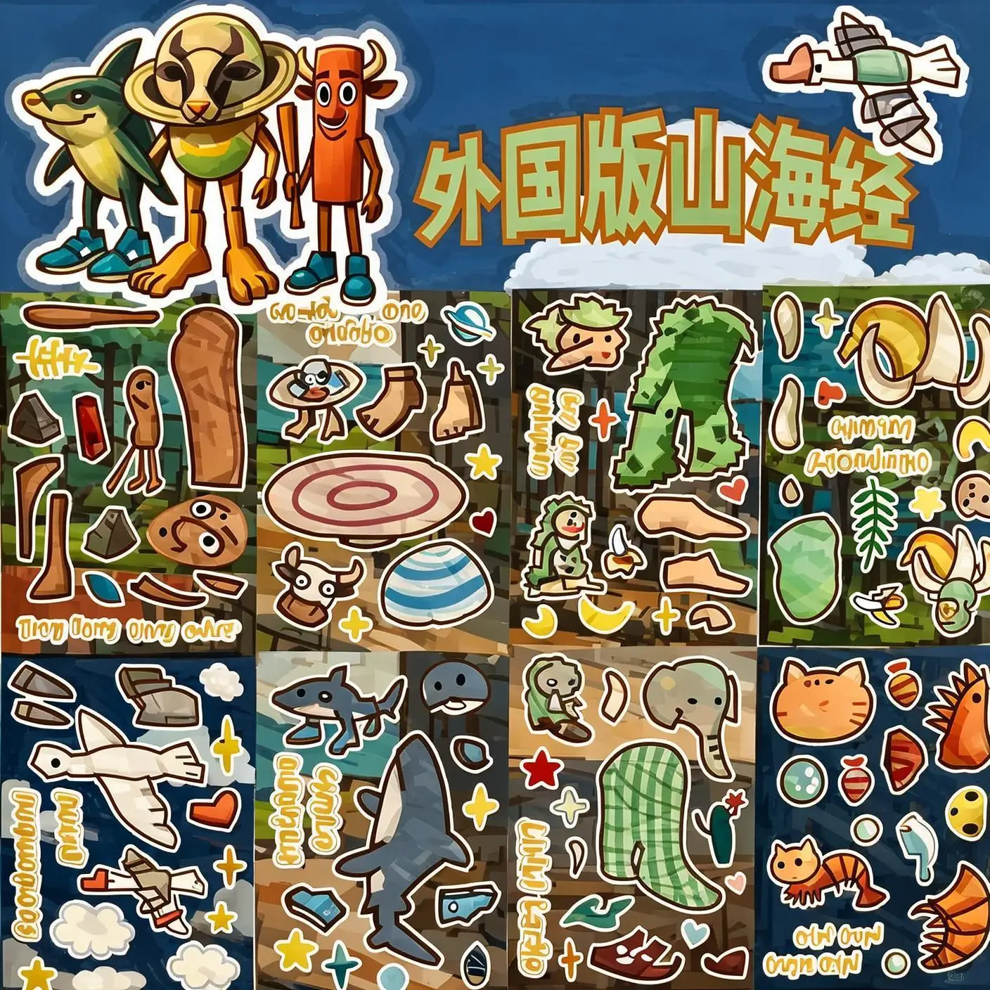 8/16Sheets Tung Tung Sahur Italian Brainrot AI Abstract Puzzle Sticker DIY Phone Laptop Luggage Skateboard Graffiti Decals
8/16Sheets Tung Tung Sahur Italian Brainrot AI Abstract Puzzle Sticker DIY Phone Laptop Luggage Skateboard Graffiti Decals