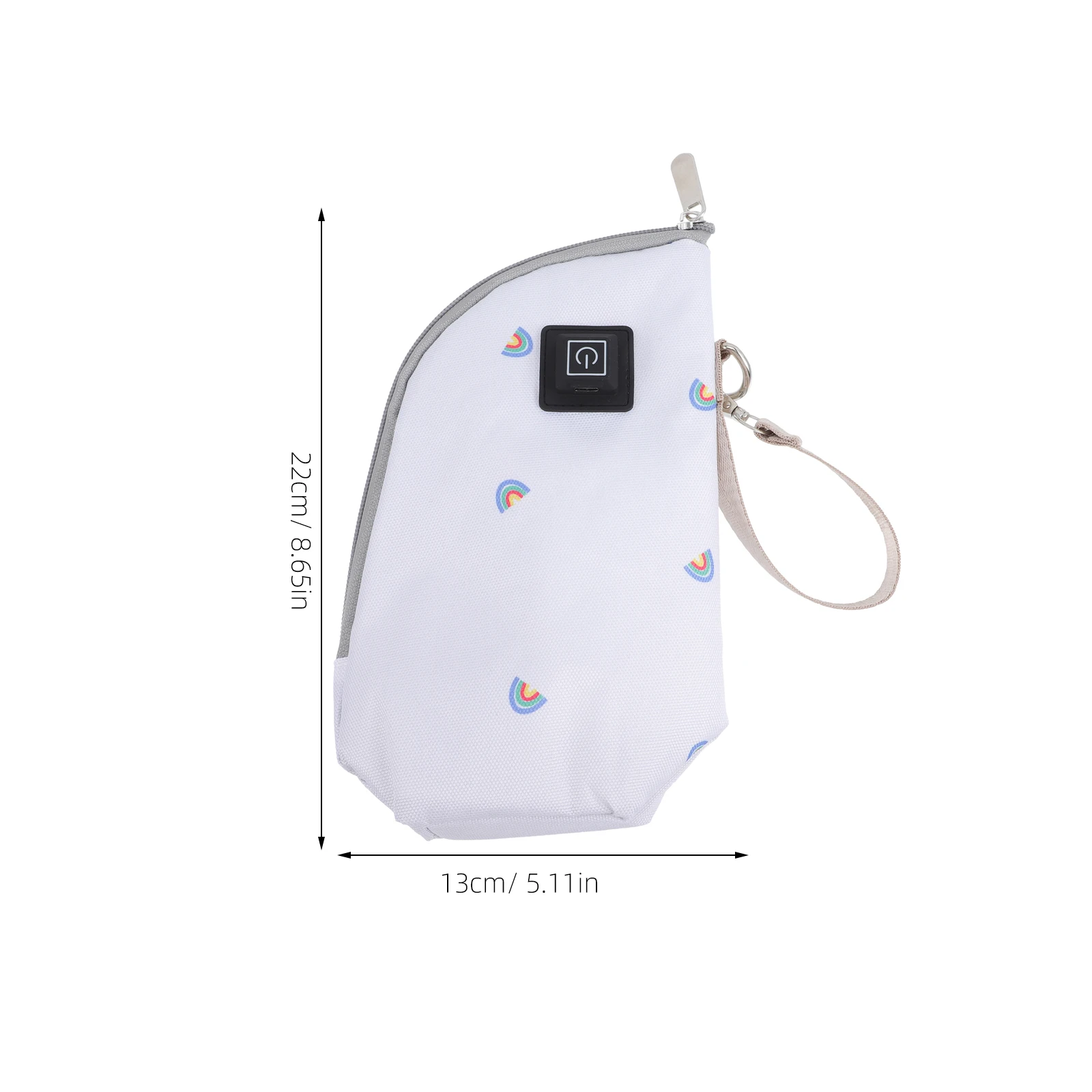 Insulated Baby Bottle Holder Portable Milk Warmer Shallow Gray Rainbow Compact Multi Function Car Travel Polyester
Insulated Baby Bottle Holder Portable Milk Warmer Shallow Gray Rainbow Compact Multi Function Car Travel Polyester