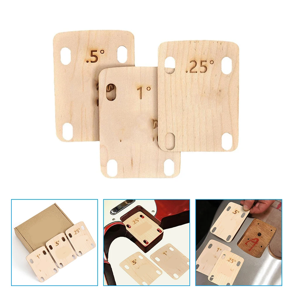 3pcs Guitar Neck Shims Spacers Bass Wood Parts Accessories for Electric Heightening Gasket Stable Durable Smooth Professional
3pcs Guitar Neck Shims Spacers Bass Wood Parts Accessories for Electric Heightening Gasket Stable Durable Smooth Professional
