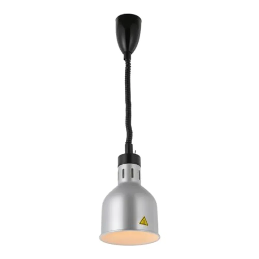 Commercial food warmer lamp for buffet and catering use, silver aluminum alloy, heat-retaining infrared heating, retractable ha
Commercial food warmer lamp for buffet and catering use, silver aluminum alloy, heat-retaining infrared heating, retractable ha