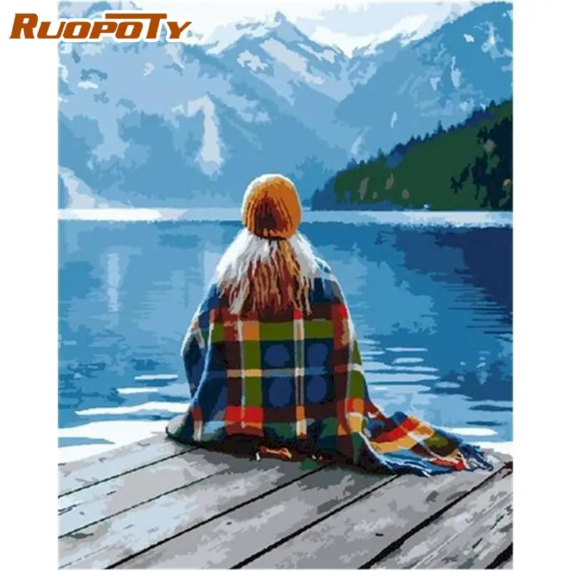 RUOPOTY Paint By Numbers Kits River Woman Figrue Oil Picture HandPainted Diy Frame On Canvas Modern Home Living Room Photos
RUOPOTY Paint By Numbers Kits River Woman Figrue Oil Picture HandPainted Diy Frame On Canvas Modern Home Living Room Photos