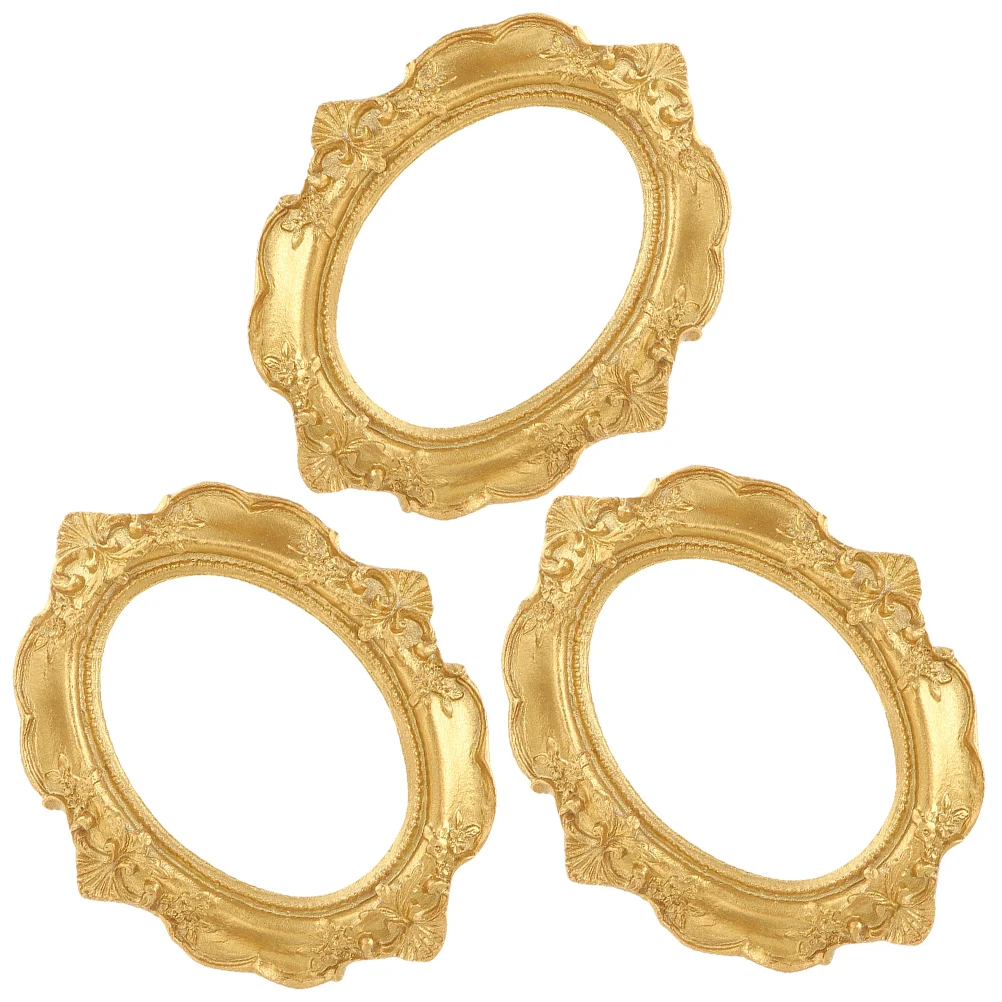 3 Pcs Mini Photo Frame Picture Decorative Unique Ornament for Display Decoration Resin Frames Prop Family
3 Pcs Mini Photo Frame Picture Decorative Unique Ornament for Display Decoration Resin Frames Prop Family