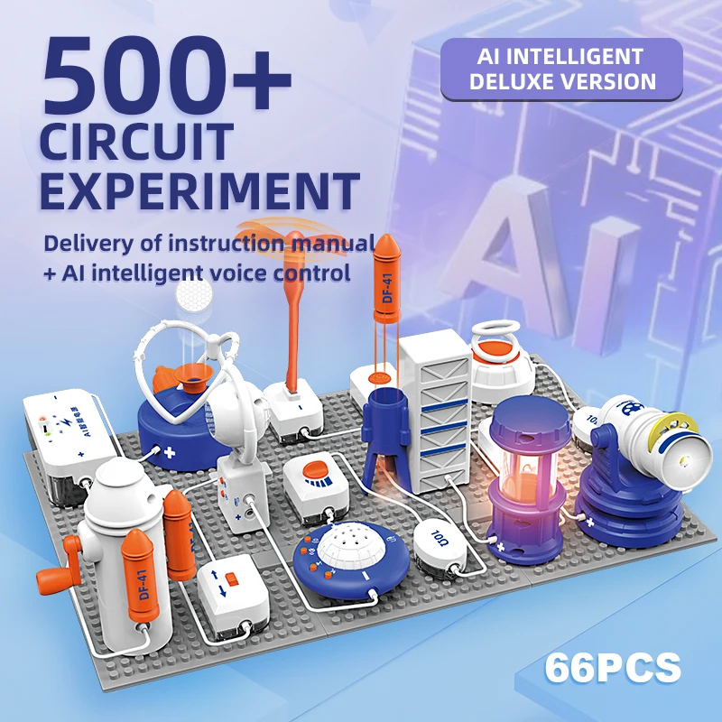 STEM Science Experiment Set for Kids -DIY Electronic Building Blocks Physics Circuit Experiment Toys for Education Toy Gift
STEM Science Experiment Set for Kids -DIY Electronic Building Blocks Physics Circuit Experiment Toys for Education Toy Gift