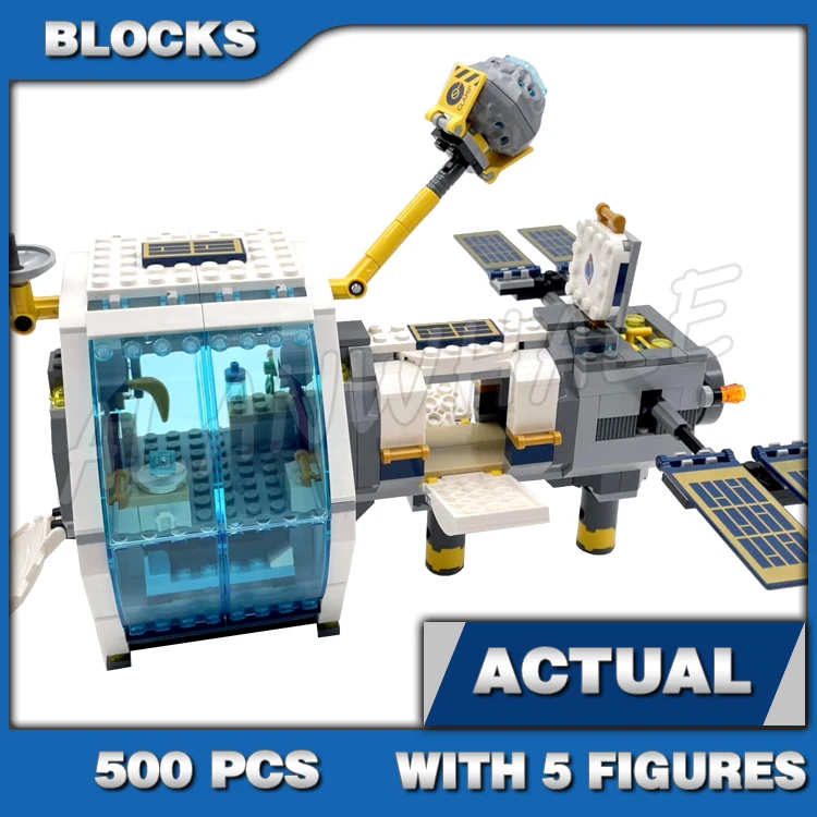 500pcs City Outer Space Lunar Space Station Docking Capsule Science Labs 68006 Building Block Toys Compatible With Model
500pcs City Outer Space Lunar Space Station Docking Capsule Science Labs 68006 Building Block Toys Compatible With Model