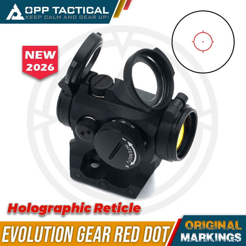 Голографическая прицельная сетка Evolution Gear 2026 Deluxe Ver. Рефлекторный прицел с красной точкой
Голографическая прицельная сетка Evolution Gear 2026 Deluxe Ver. Рефлекторный прицел с красной точкой