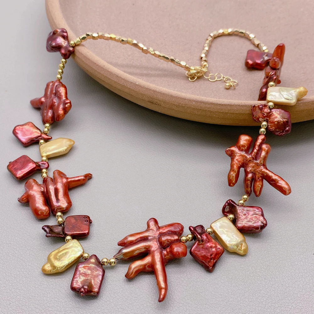 Ожерелье-чокер Y·YING с культивированным коричневым барочным жемчугом, золотистое, с отверстием сверху, простое, для праздников, дней рождения, юбилеев
Ожерелье-чокер Y·YING с культивированным коричневым барочным жемчугом, золотистое, с отверстием сверху, простое, для праздников, дней рождения, юбилеев