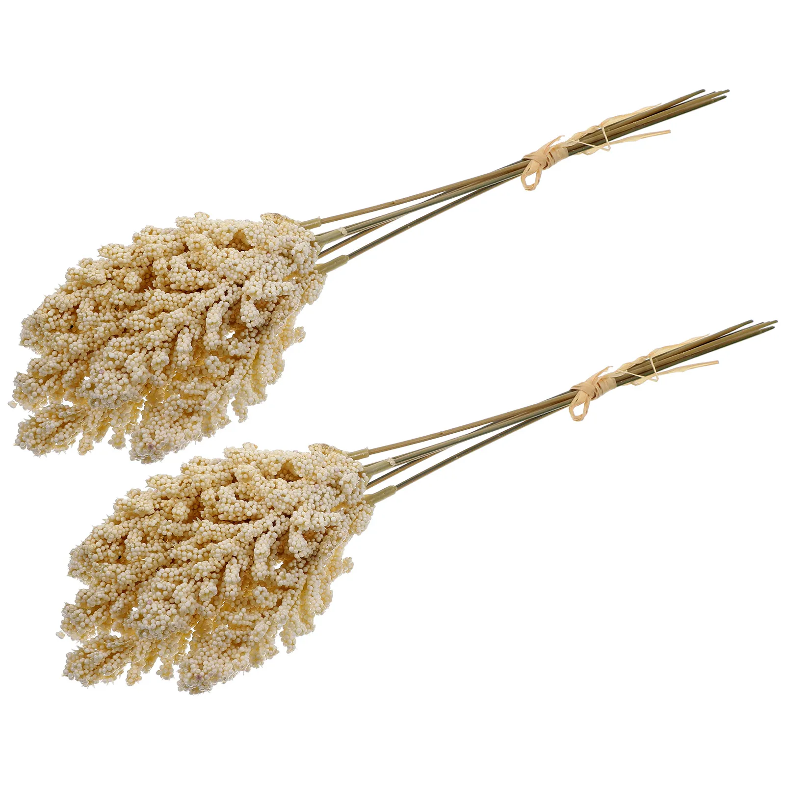 2 Bouquet Artificial Wheat Flowers Realistic Faux Fall Decor Dried Dining Table Centerpiece Home Office Garden
2 Bouquet Artificial Wheat Flowers Realistic Faux Fall Decor Dried Dining Table Centerpiece Home Office Garden