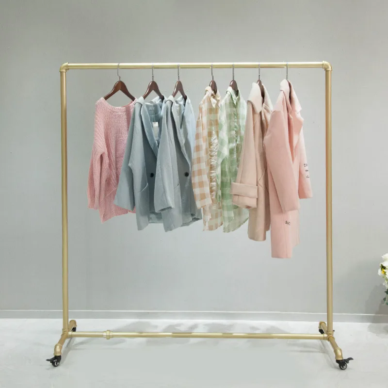 Firm Classic Floor-to-ceiling clothing store display rack Hanging hanger Horizontal bar shelf Movable display rack
Firm Classic Floor-to-ceiling clothing store display rack Hanging hanger Horizontal bar shelf Movable display rack