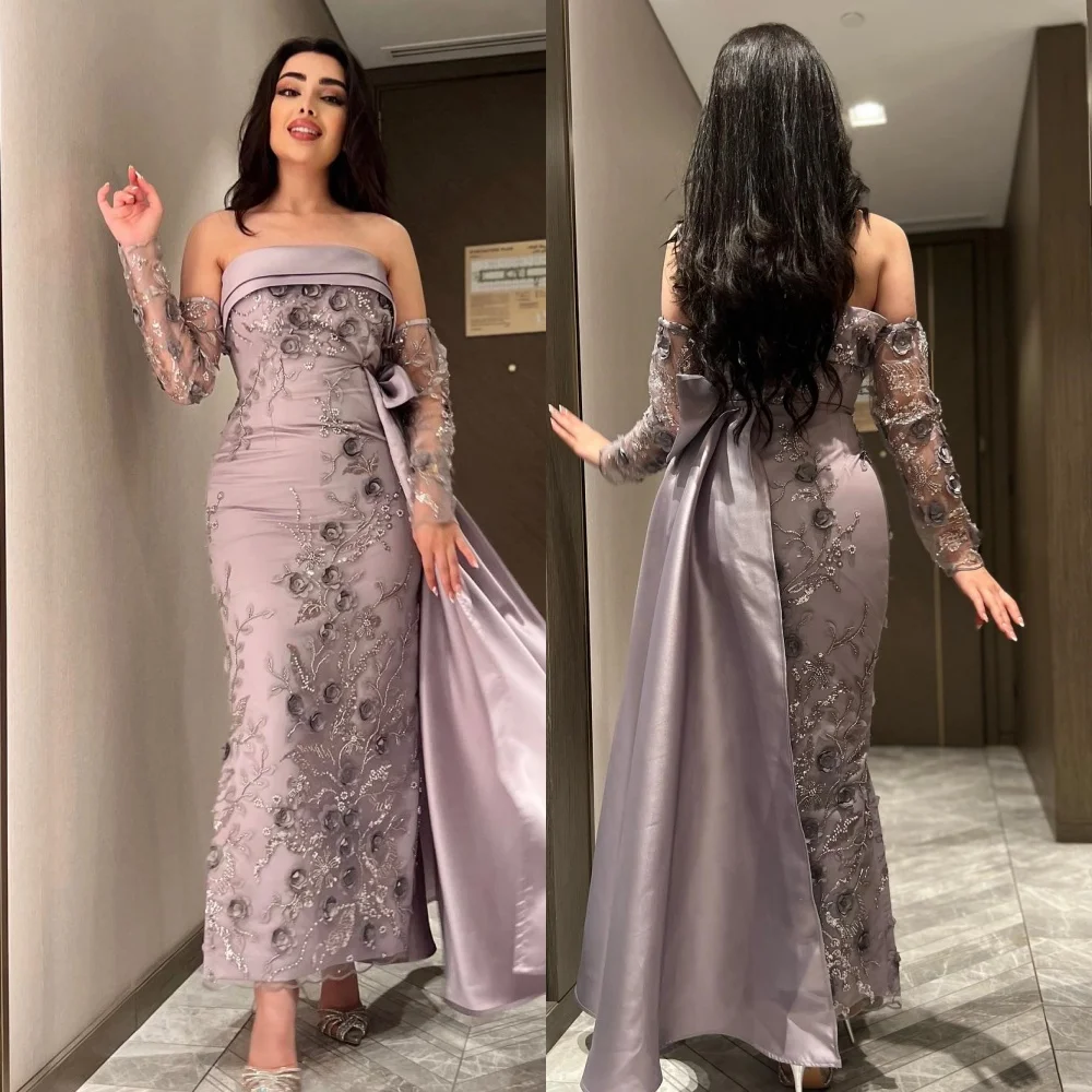 Customized Evening Jersey Draped Pleat Applique Clubbing A-line Strapless Bespoke Occasion Gown Midi Dresses
Customized Evening Jersey Draped Pleat Applique Clubbing A-line Strapless Bespoke Occasion Gown Midi Dresses