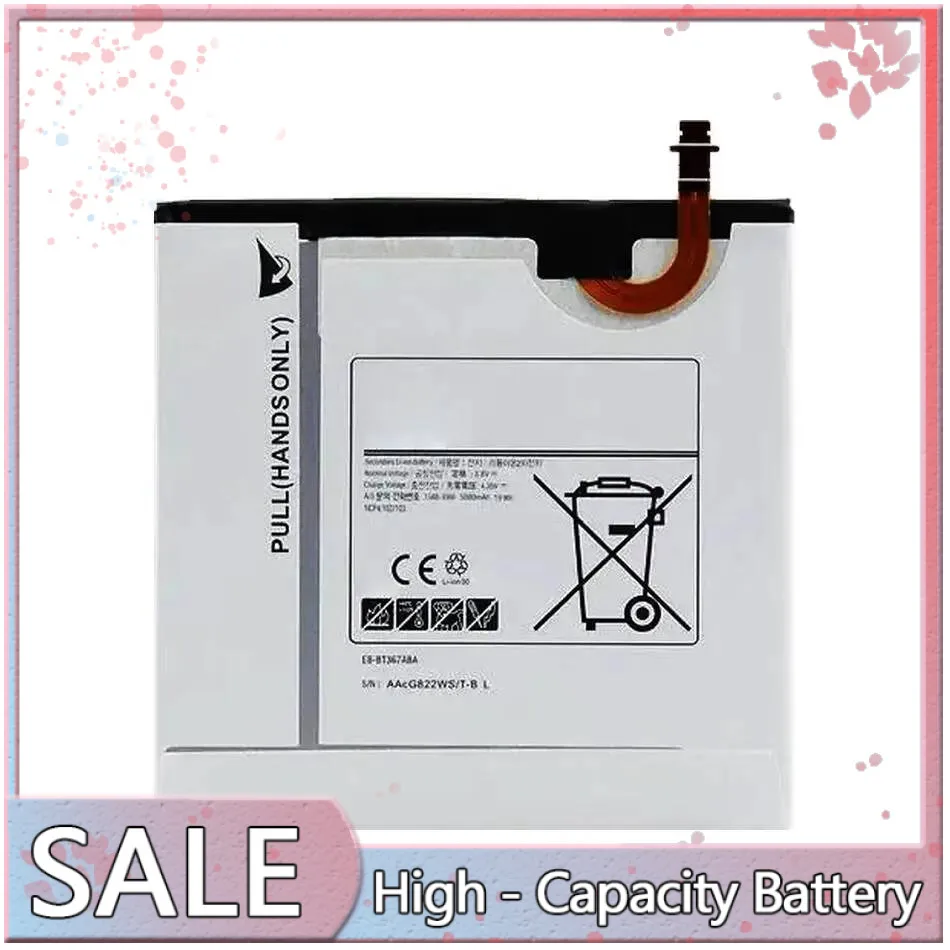 Tablet Battery EB-BT367ABE EB-BT367ABA 5000Mah For Samsung Galaxy Tab A2S 8.0 T385 T380 2017 Edition T377 T360 T365
Tablet Battery EB-BT367ABE EB-BT367ABA 5000Mah For Samsung Galaxy Tab A2S 8.0 T385 T380 2017 Edition T377 T360 T365