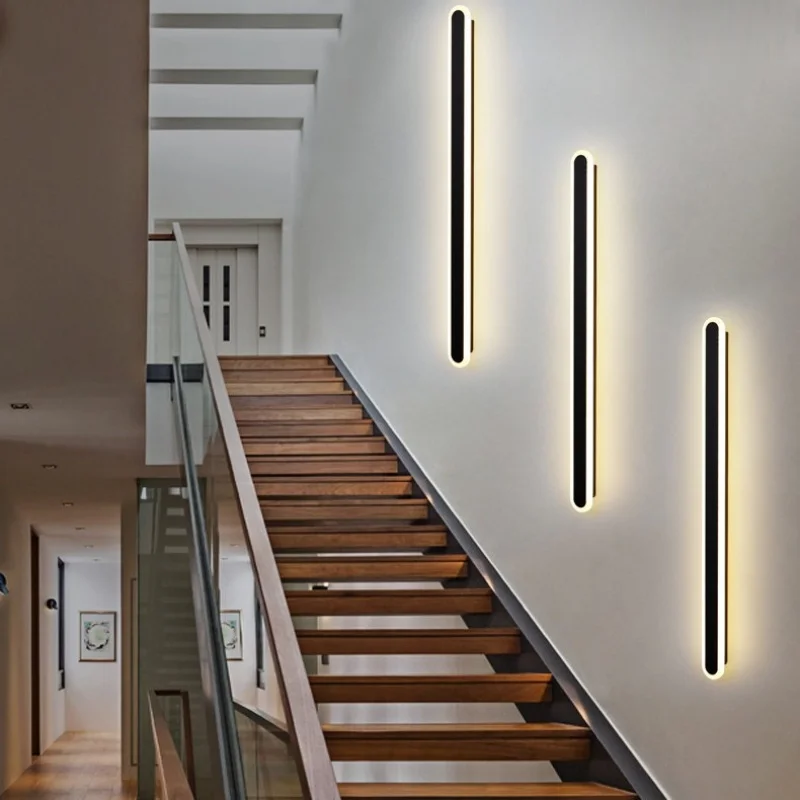 Simple strip LED wall lamp, home living room bedroom aisle background strip wall lamp
Simple strip LED wall lamp, home living room bedroom aisle background strip wall lamp