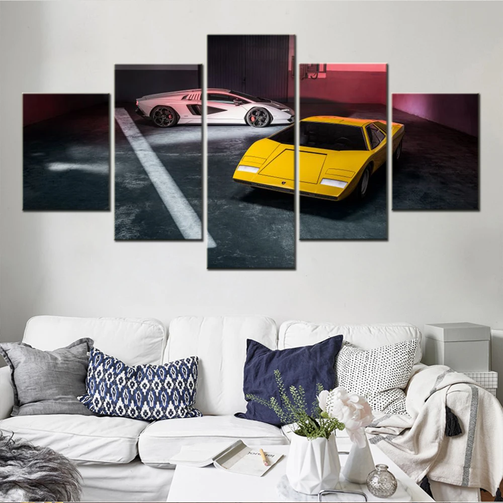 5 Pieces Canvas Art Poster Countach Car Decor Painting Living Room Wall Picture Print Bedroom Modular Interior Home Decoration
5 Pieces Canvas Art Poster Countach Car Decor Painting Living Room Wall Picture Print Bedroom Modular Interior Home Decoration