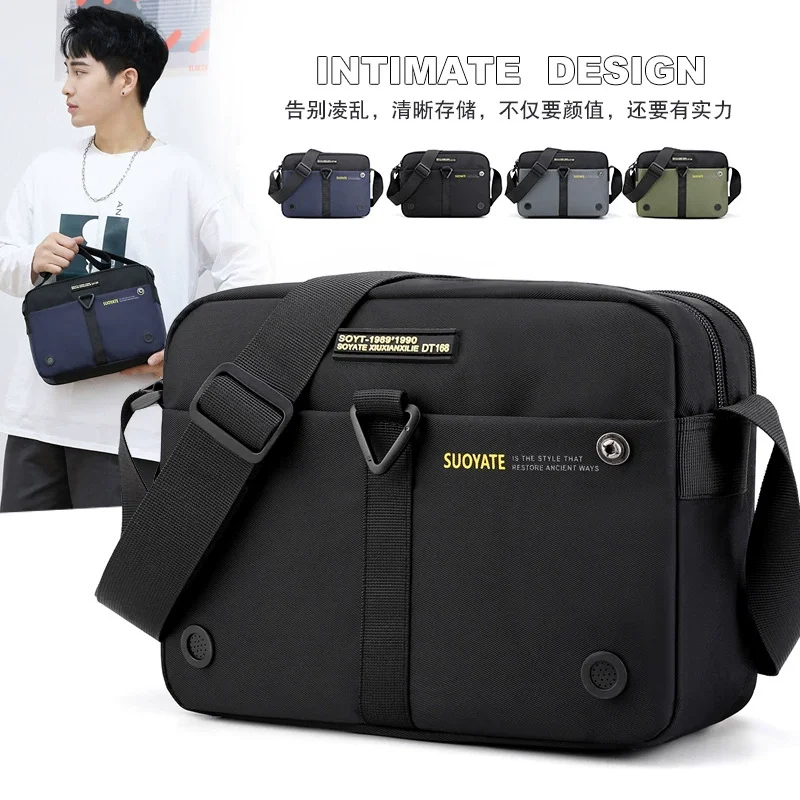Men Messenger Bag Waterproof Nylon Small Satchel Shoulder Bags Casual Travel Crossbody Sling Flap for Male Belt Handbag
Men Messenger Bag Waterproof Nylon Small Satchel Shoulder Bags Casual Travel Crossbody Sling Flap for Male Belt Handbag