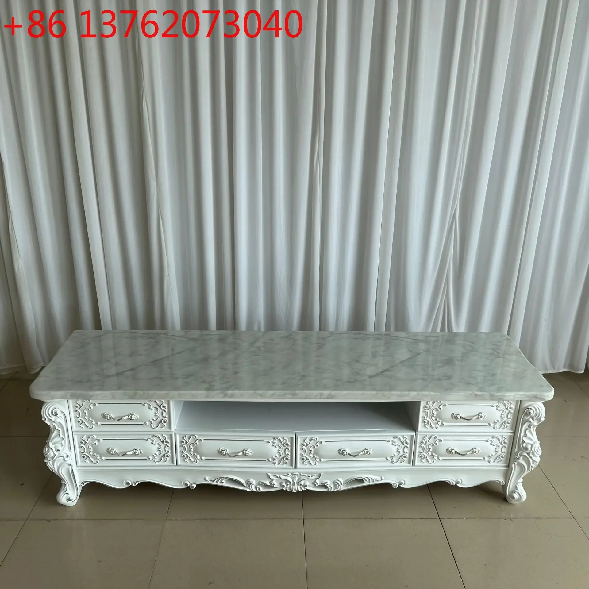 European coffee table TV cabinet oak combination marble living room full solid wood carving flower European style
European coffee table TV cabinet oak combination marble living room full solid wood carving flower European style