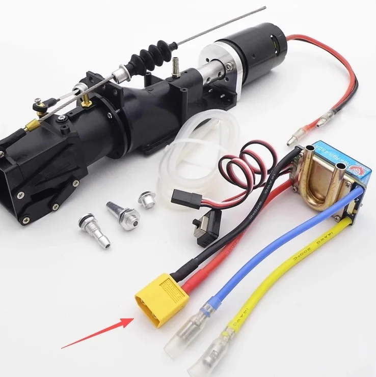 28mm Pump-Jet Propulsion Unit, Jet Nozzle Pump, with Reverse, 480A ESC, 550 Motor
28mm Pump-Jet Propulsion Unit, Jet Nozzle Pump, with Reverse, 480A ESC, 550 Motor