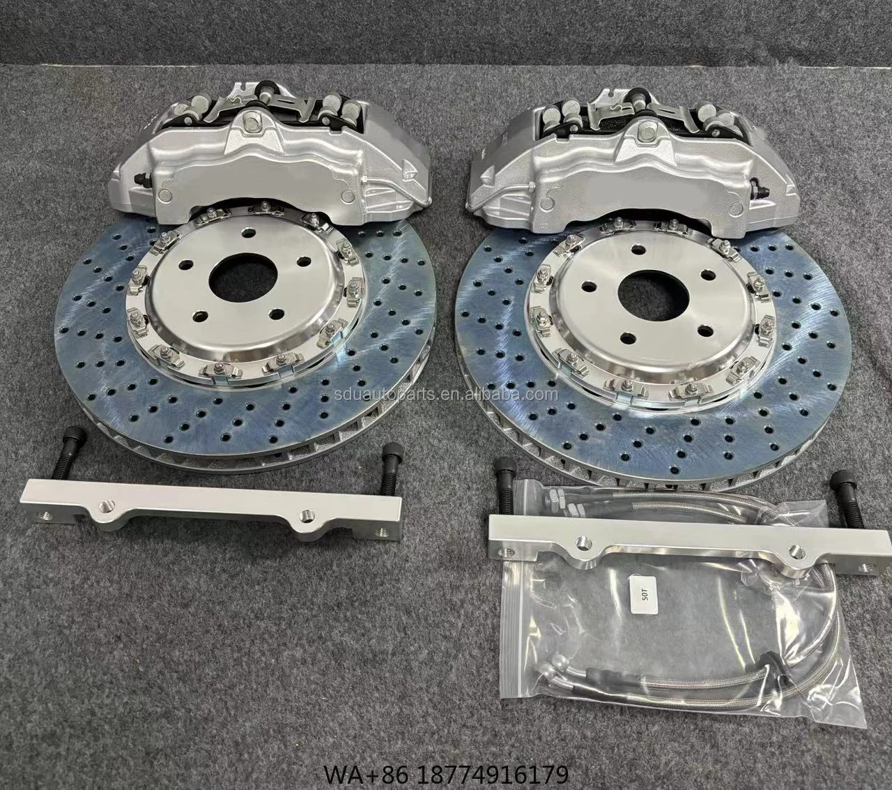 New Design Wholesale 6 Pot Caliper Racing Car Modified Big Brake Kit 355mm to 420mm for F15 E39 M5 E60 M3
New Design Wholesale 6 Pot Caliper Racing Car Modified Big Brake Kit 355mm to 420mm for F15 E39 M5 E60 M3