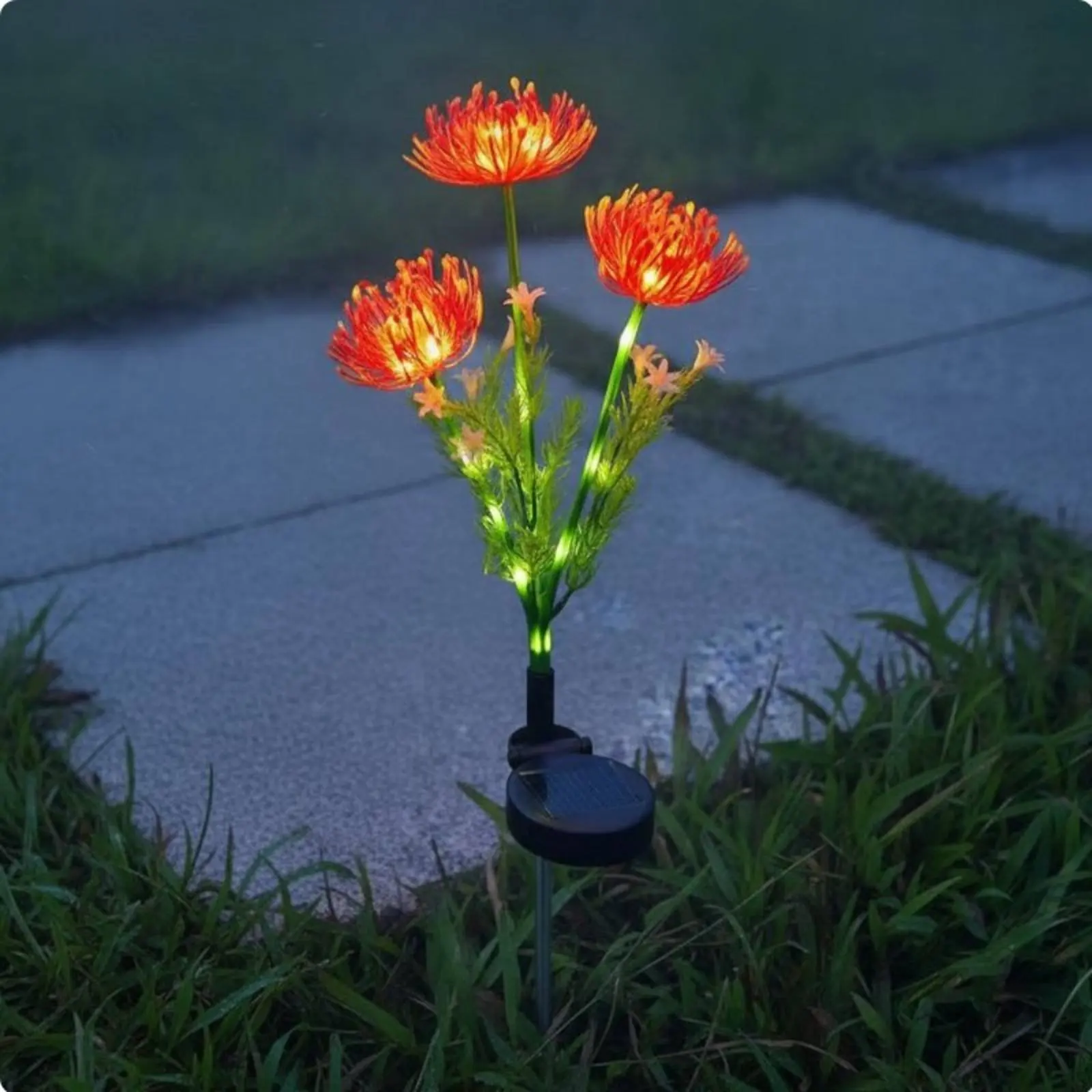 Illuminated Floral Floral Lamp Waterproof Solar Flower Lamp Artificial Flower Ground Lamp Realistic Design Lawn Decoration
Illuminated Floral Floral Lamp Waterproof Solar Flower Lamp Artificial Flower Ground Lamp Realistic Design Lawn Decoration