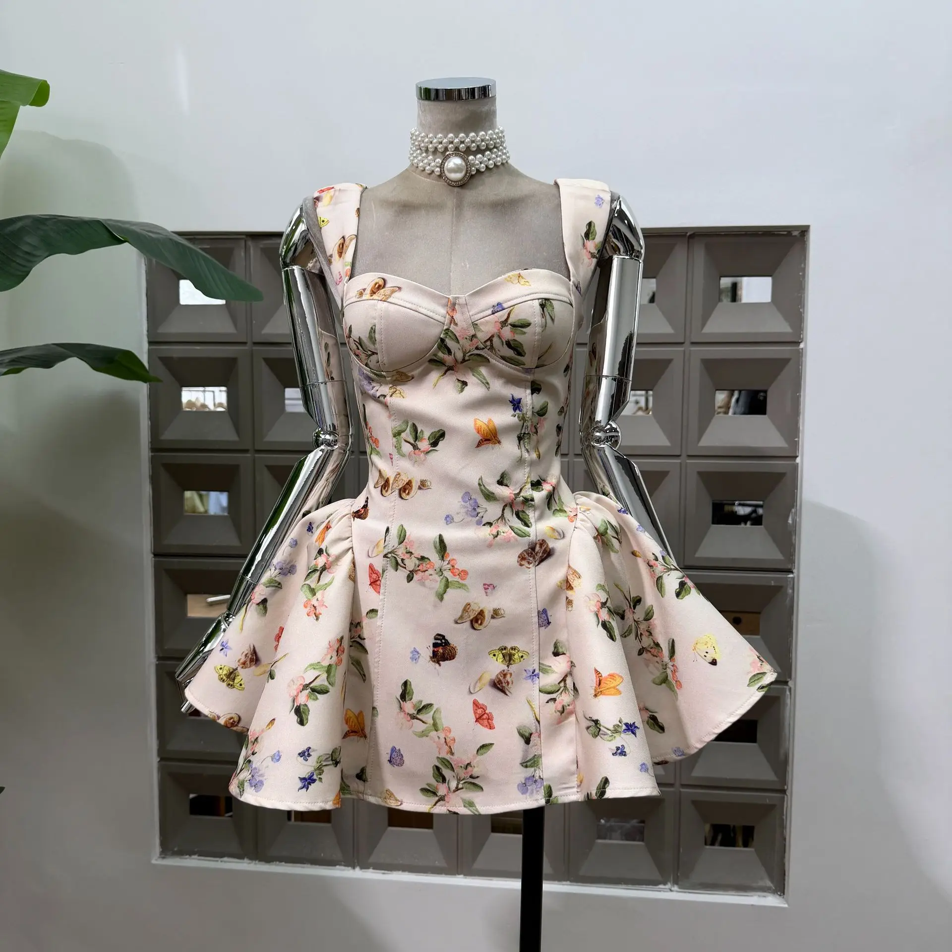 Summer New Chic Printed Butterfly Elegant A line Mini Dress Sexy Evening Party Luxury High End Banquet Birthday Women's Dresses
Summer New Chic Printed Butterfly Elegant A line Mini Dress Sexy Evening Party Luxury High End Banquet Birthday Women's Dresses