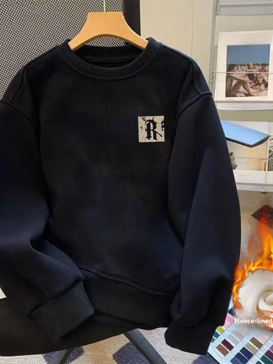 Trendy Cotton Blend Men's Hoodie Loose Fit Long Sve round Ne Printed Casual Outerwear Spring Season Streetwear Sle
Trendy Cotton Blend Men's Hoodie Loose Fit Long Sve round Ne Printed Casual Outerwear Spring Season Streetwear Sle