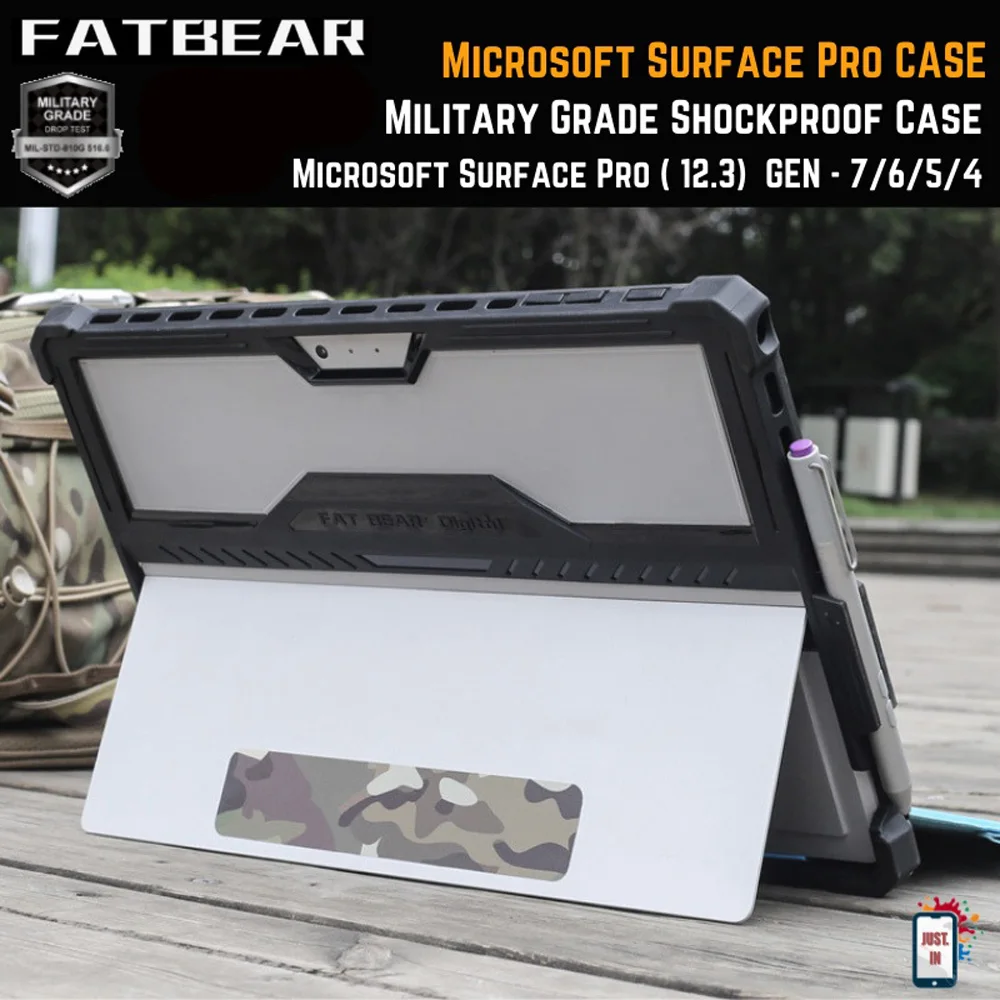 FATBEAR-Прочный противоударный бронированный чехол для Microsoft Surface Pro 9, 8, 7, 6, 5, 4, военная защита, рассеивание тепла
FATBEAR-Прочный противоударный бронированный чехол для Microsoft Surface Pro 9, 8, 7, 6, 5, 4, военная защита, рассеивание тепла