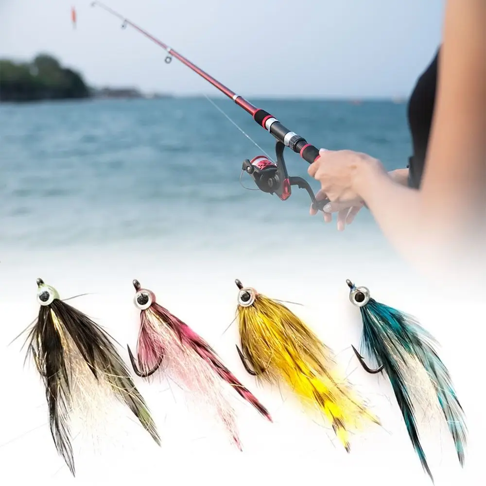 4pcs Durable 3D Fish Eyes Baitfish Streamer Fly Lifelike Creativity Fly Fishing Lures Sea Fishing Lures Ideal Gift for Angler
4pcs Durable 3D Fish Eyes Baitfish Streamer Fly Lifelike Creativity Fly Fishing Lures Sea Fishing Lures Ideal Gift for Angler