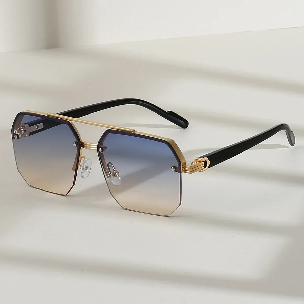 Men's Metal Sunglasses Square Half Frame Rice Nails Casual Trend Personality Retro Fashion Outdoor Sports Eyeglasses
Men's Metal Sunglasses Square Half Frame Rice Nails Casual Trend Personality Retro Fashion Outdoor Sports Eyeglasses