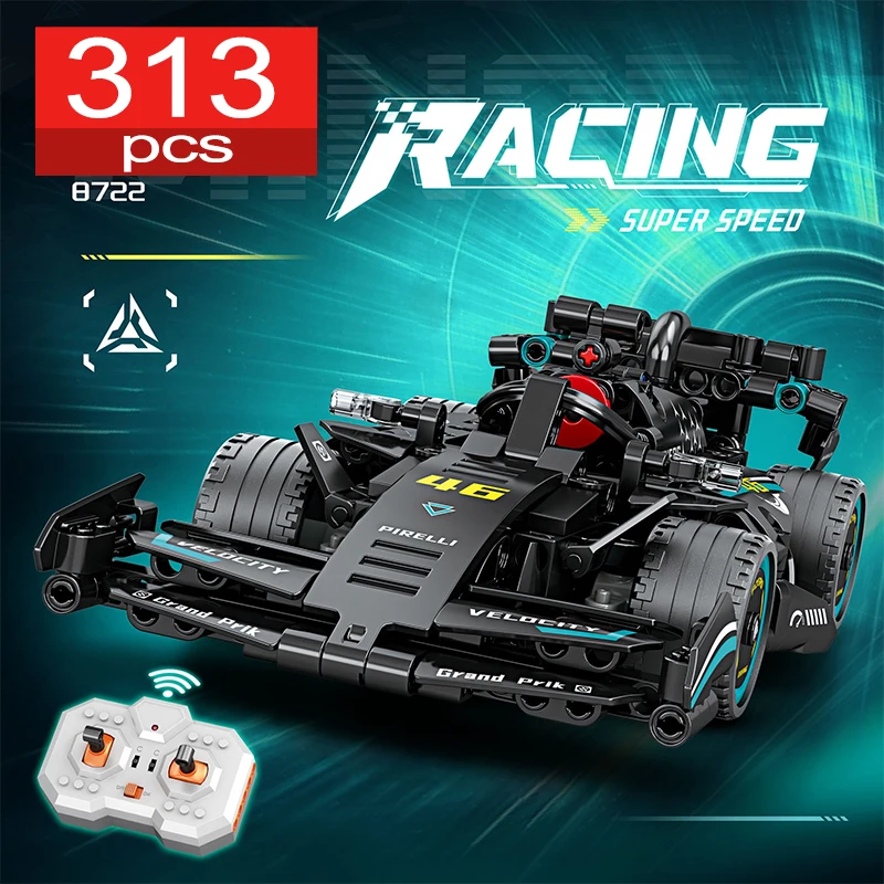 313PCS Technical RC Famous F1 Race Cars Building MOC 1:24 Building Blocks City Vehicle Cool Model Car Kits Toy Holiday DIY Gifts
313PCS Technical RC Famous F1 Race Cars Building MOC 1:24 Building Blocks City Vehicle Cool Model Car Kits Toy Holiday DIY Gifts