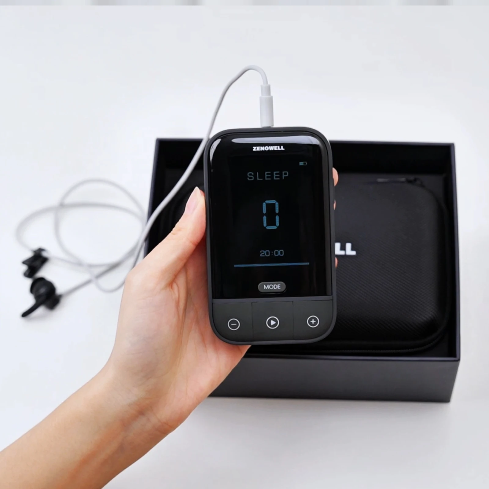 ZENOWELL Auricular Vagus Nerve for Ear Stimulator,Sleep Aid Device for Sleep/Anxiety/Relaxation/Focus
ZENOWELL Auricular Vagus Nerve for Ear Stimulator,Sleep Aid Device for Sleep/Anxiety/Relaxation/Focus