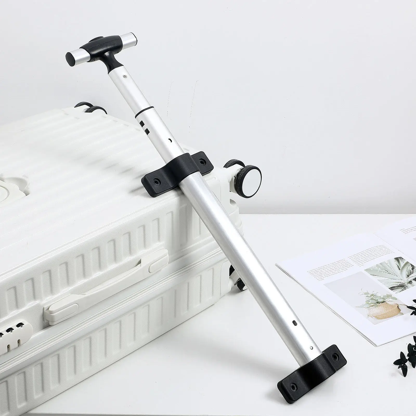 Single Tie Rod Luggage Handle Replacement Telescoping Suitcase Travel Aluminum Alloy Durable Ergonomic Smooth Pull Luggage
Single Tie Rod Luggage Handle Replacement Telescoping Suitcase Travel Aluminum Alloy Durable Ergonomic Smooth Pull Luggage