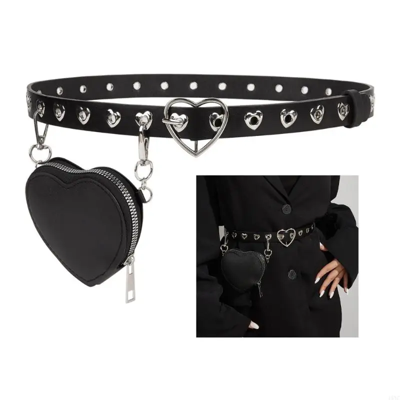 15YC Casual Pin Buckle Belt Bag for Women Cool Subculture Love Waist Belt with Rivet Studded Teens Girls Waist Belt Accessory
15YC Casual Pin Buckle Belt Bag for Women Cool Subculture Love Waist Belt with Rivet Studded Teens Girls Waist Belt Accessory