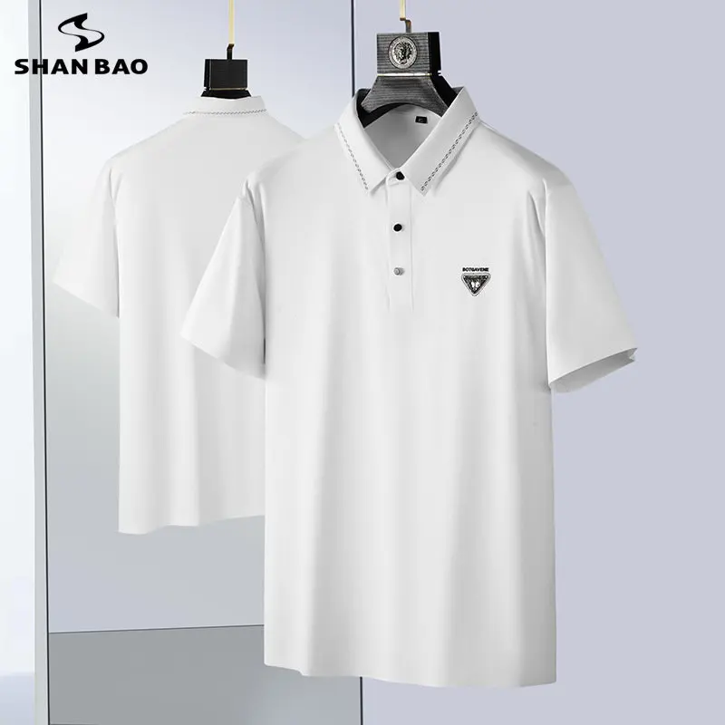 Summer New Quality Quick-drying POLO Shirt Plus Size Loose Smart Casual Formal Classic Badge Men High Stretch Short Sleeve Polo
Summer New Quality Quick-drying POLO Shirt Plus Size Loose Smart Casual Formal Classic Badge Men High Stretch Short Sleeve Polo