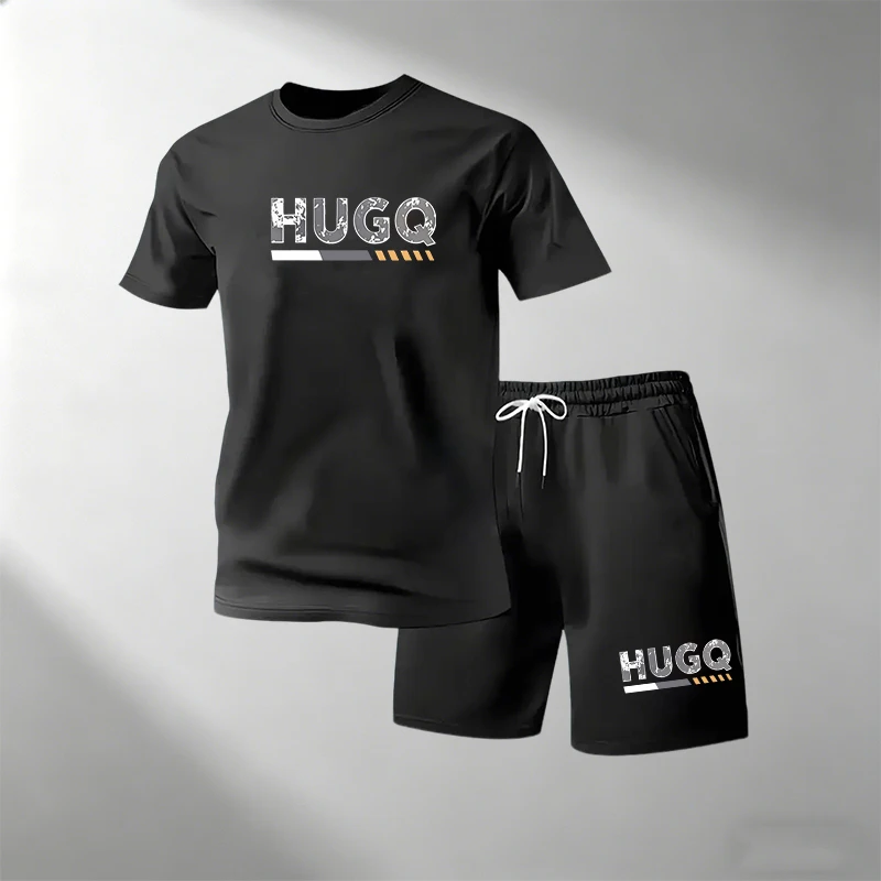 Daily Casual Letter Sportswear Male O-neck T-shirt & Shorts Summer Sets Home Outdoor Comfort Hot Sale Men's Sport Suit
Daily Casual Letter Sportswear Male O-neck T-shirt & Shorts Summer Sets Home Outdoor Comfort Hot Sale Men's Sport Suit