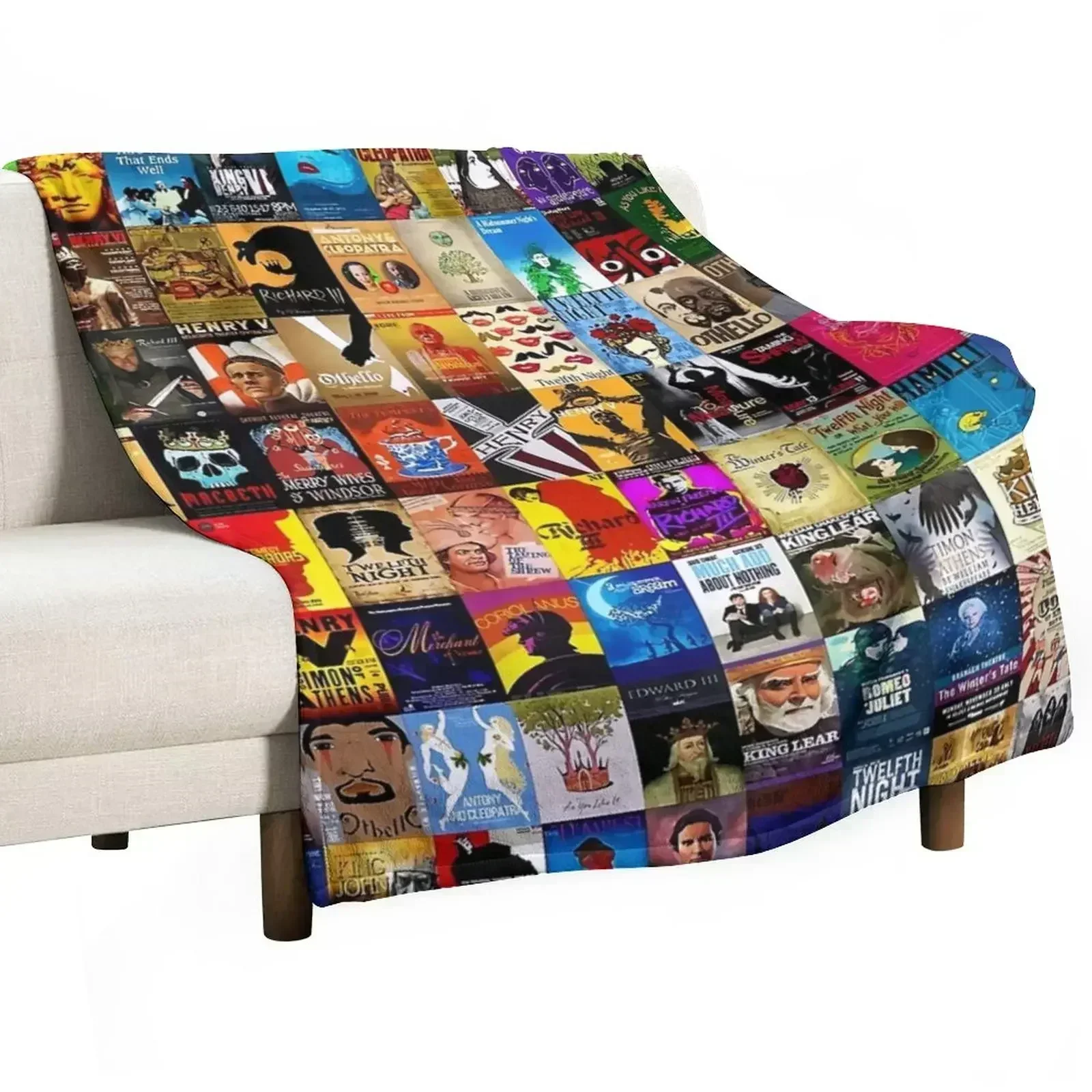 Shakespeare's Plays Throw Blanket Faux Fur Soft Warm Blanket for Bed
Shakespeare's Plays Throw Blanket Faux Fur Soft Warm Blanket for Bed