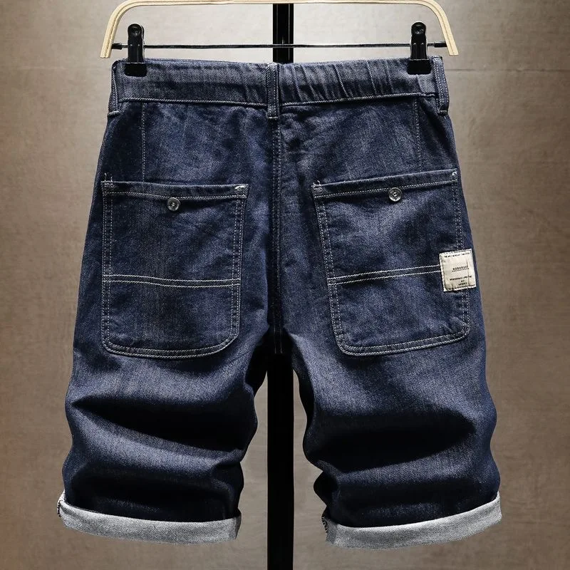 Summer New Fashion Trendy Solid Color Straight Leg Stretch Denim Shorts Men's Casual Loose Sporty Plus Size High Quality Shorts
Summer New Fashion Trendy Solid Color Straight Leg Stretch Denim Shorts Men's Casual Loose Sporty Plus Size High Quality Shorts