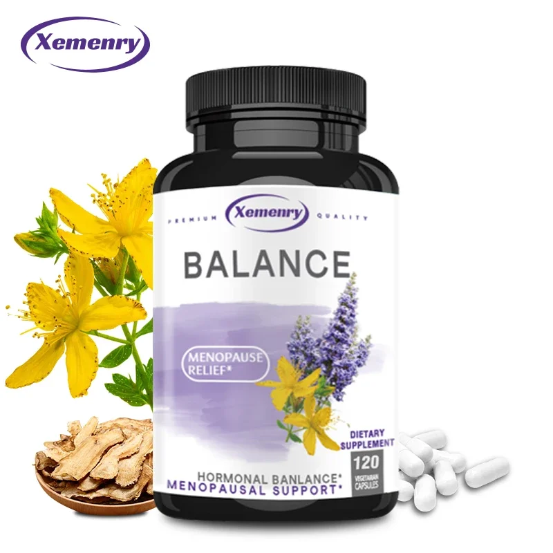 Women's Menopausal Balance Supplement - for Women, Hormonal and Menopausal Relief, Mood Support
Women's Menopausal Balance Supplement - for Women, Hormonal and Menopausal Relief, Mood Support
