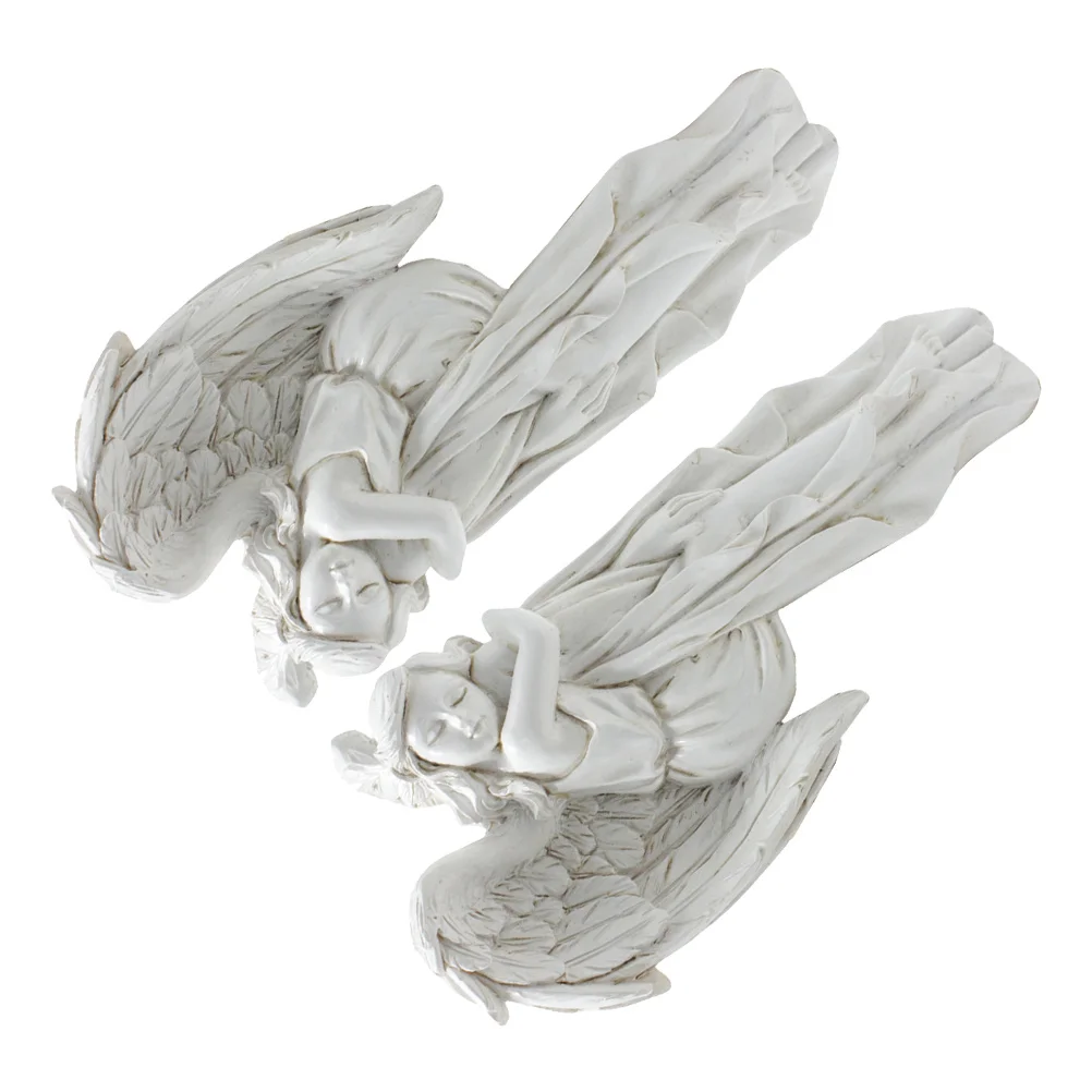 2Pcs Ornaments Resin Angel Figurines Ornaments Figurines White Wall Angel Ornament Home Decoration Craft Gift
2Pcs Ornaments Resin Angel Figurines Ornaments Figurines White Wall Angel Ornament Home Decoration Craft Gift